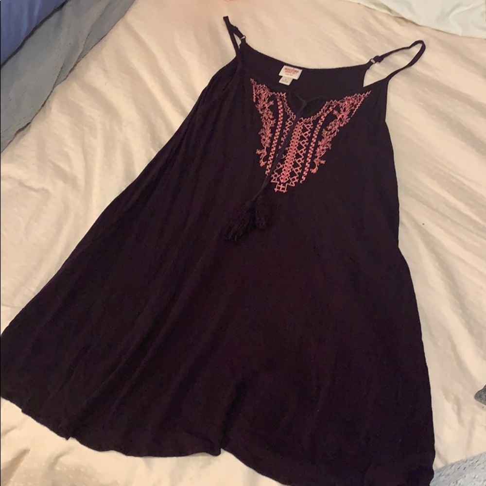 purple dress